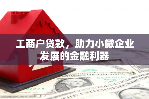 嘉峪关工商户贷款，助力小微企业发展的金融利器