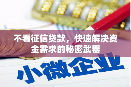 嘉峪关不看征信贷款，快速解决资金需求的秘密武器