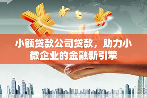 嘉峪关小额贷款公司贷款，助力小微企业的金融新引擎